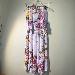 Show Me Your Mumu Best Friend Floral King Crop Top Maxi Skirt Set Womens Size XS